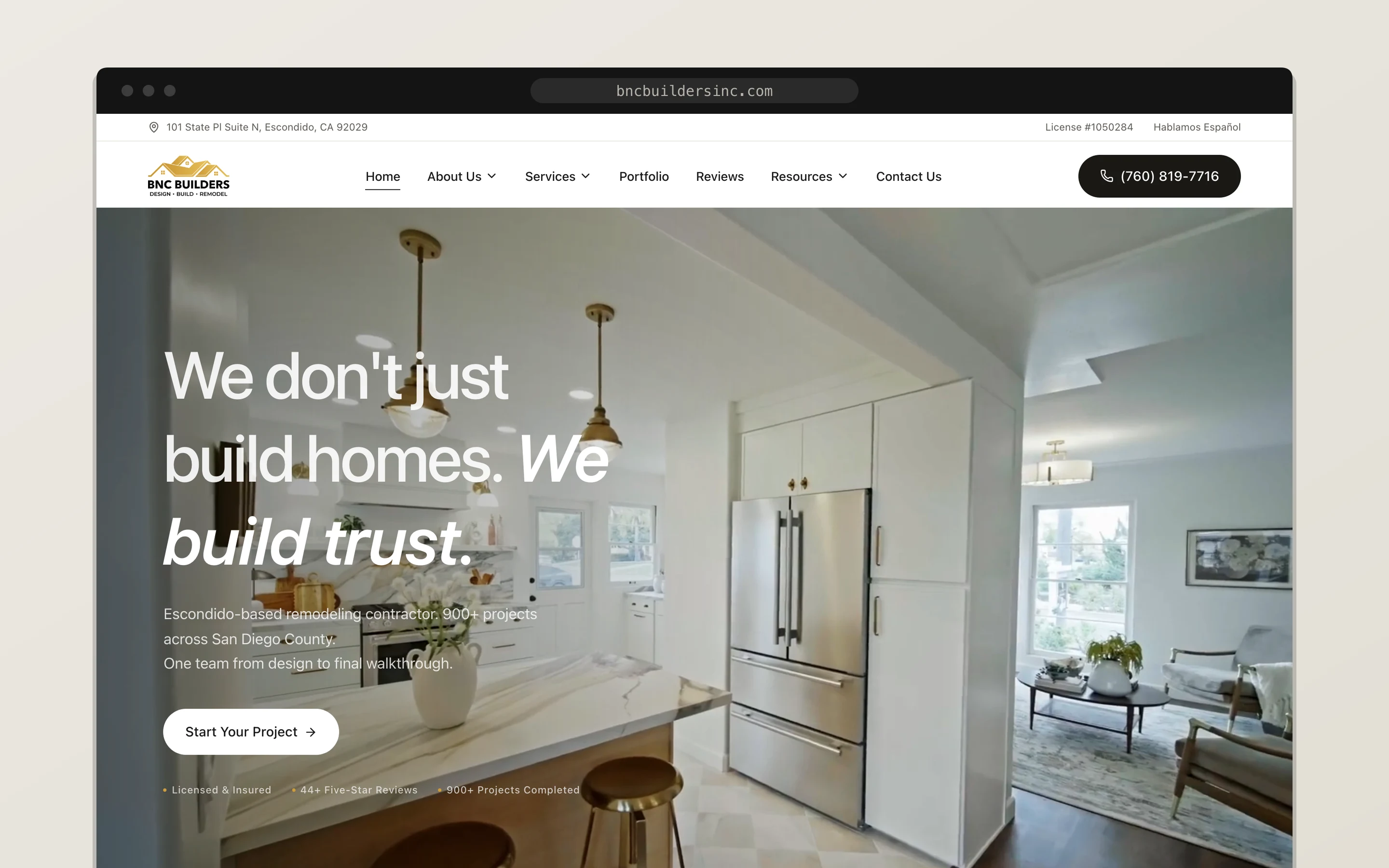 BNC Builders Inc. project
