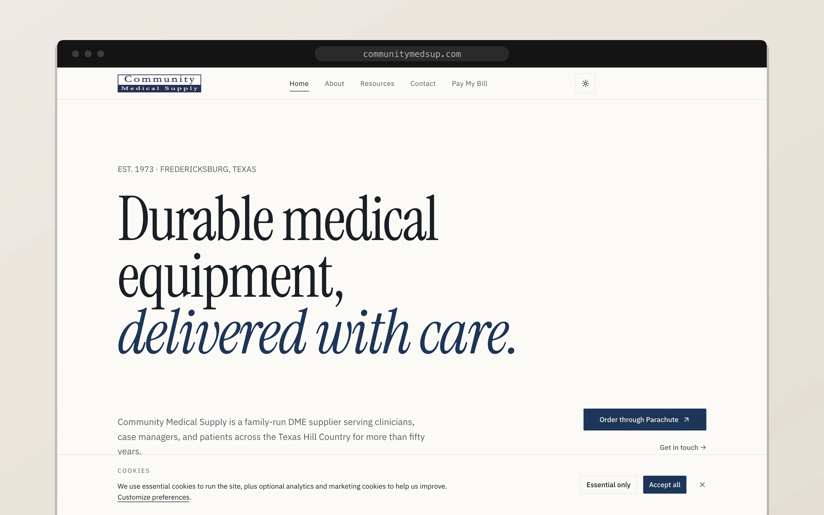 Community Medical Supply project