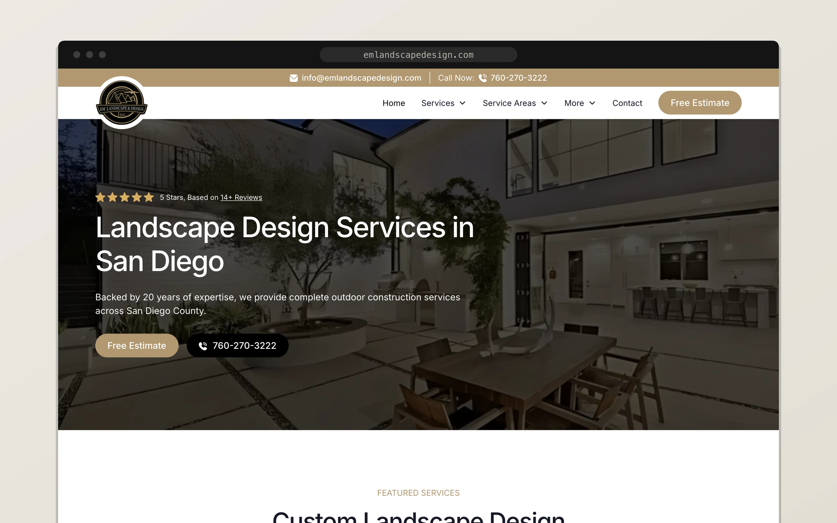 EM Landscape & Design project