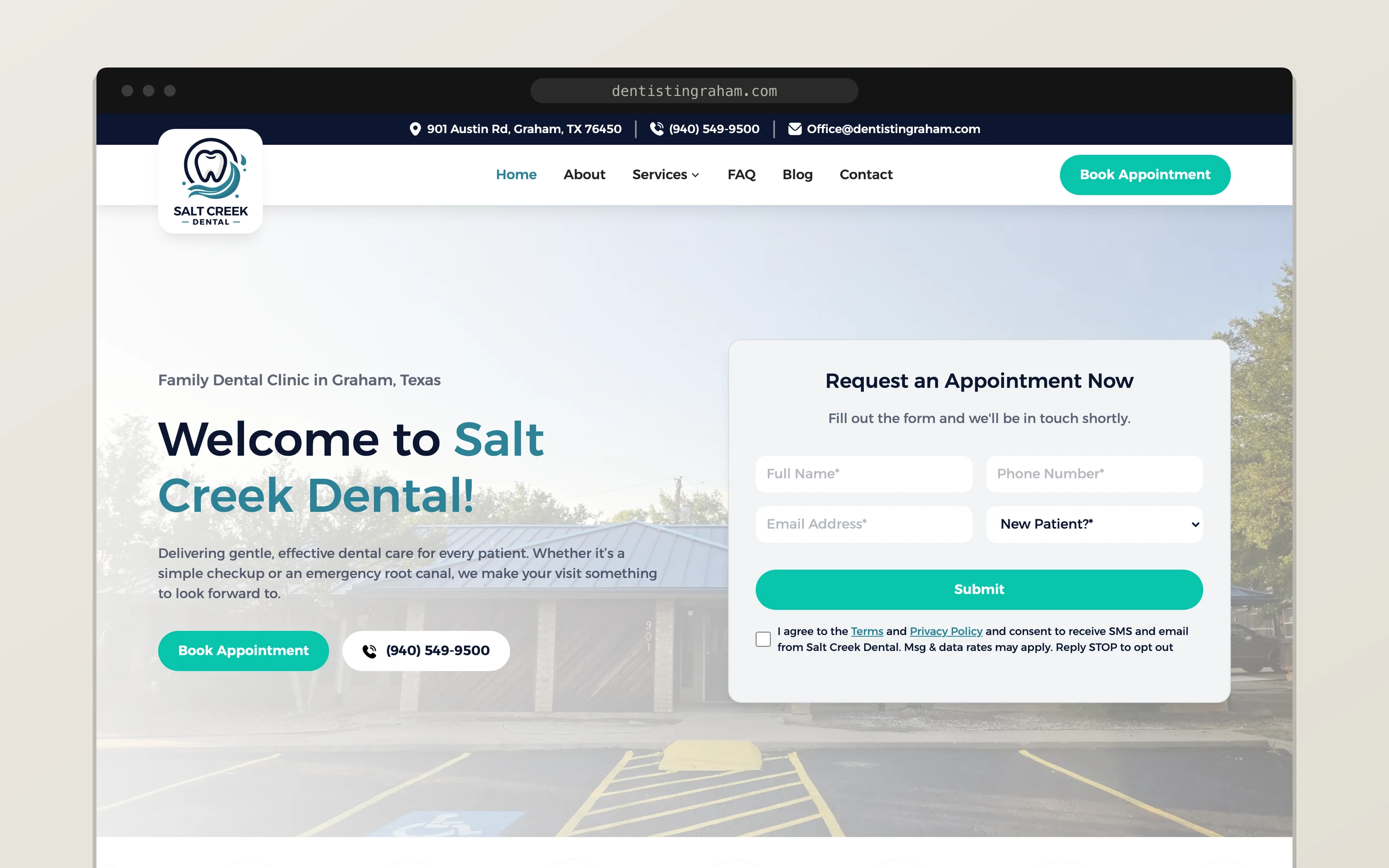 Salt Creek Dental project